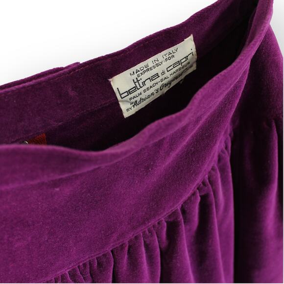 Vintage BettinaDiCapri Adrian'sOriginal Sweater Skirt Set Italy Cashmere Velvet - Picture 14 of 16